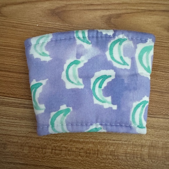 Love Mich Coffee Cozy - Small Purple Moons - Picture 2 of 2